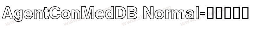 AgentConMedDB Normal字体转换